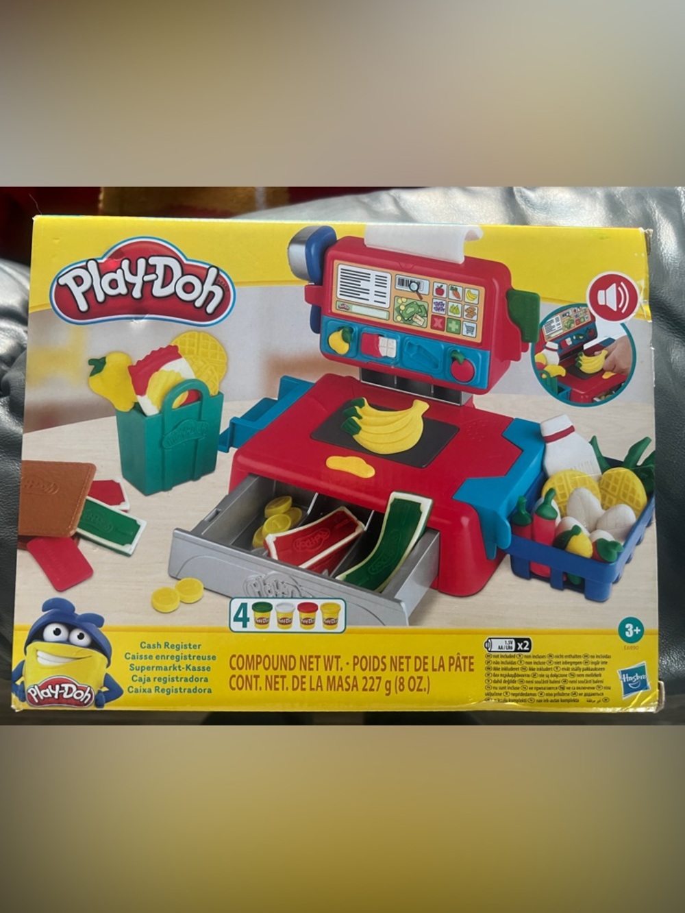 Play-Doh Kids Cash Register Playset - Red, Blue, Yellow